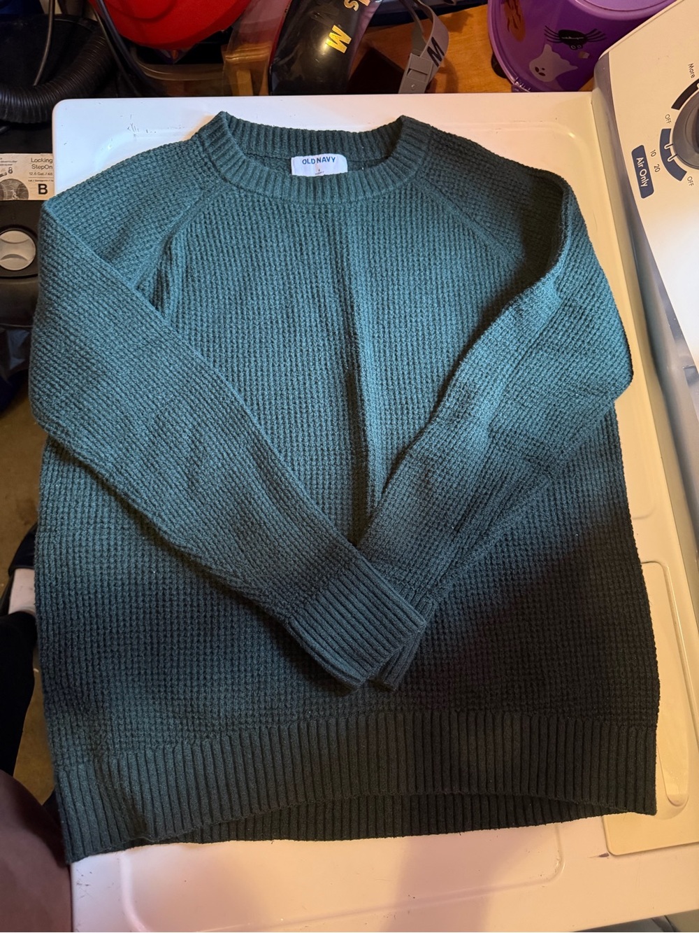 Old Navy Women's Crewneck Sweater - Forest Green